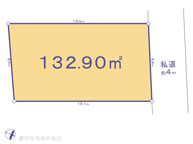 G00310888 千葉県我孫子市柴崎 土地 160万円【区画図】