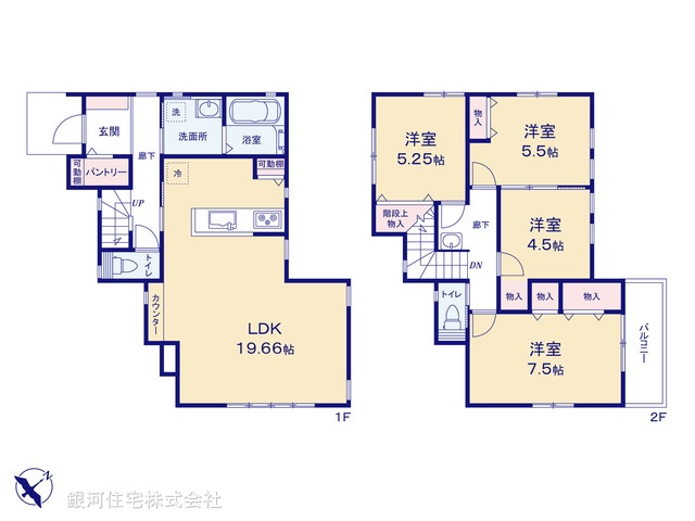 G00320954 神奈川県横浜市戸塚区原宿２丁目 新築一戸建て 3740万円【間取図】