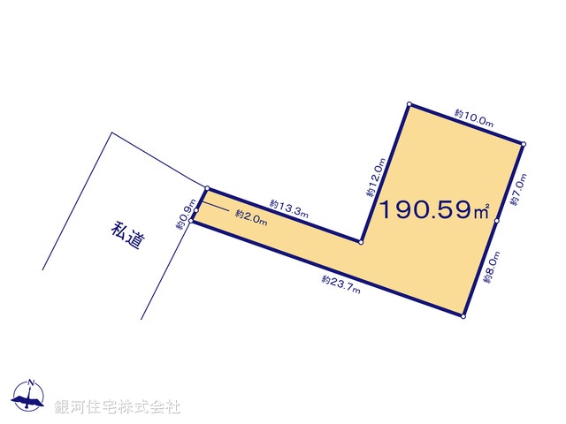 G00322510 千葉県千葉市若葉区加曽利町 土地 2480万円【区画図】