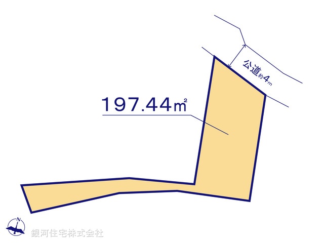 G00327480 神奈川県中郡二宮町川匂 土地 980万円【区画図】