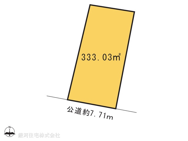 G00339250 東京都あきる野市野辺 土地 5180万円【区画図】