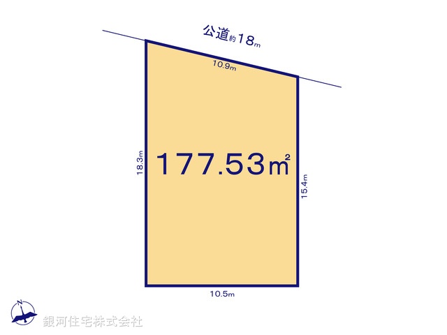 G00342302 東京都西多摩郡瑞穂町長岡４丁目 土地 1980万円【区画図】