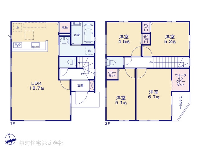 G00347719 埼玉県川口市芝富士２丁目 中古一戸建て 3999万円【間取図】