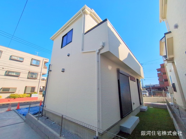 G00351148 千葉県市川市本北方２丁目 新築一戸建て 3790万円 土地面積115.88m² (約35.05坪) 建物面積97.29m² (約29.43坪) 間取り４ＬＤＫ 築年月2024年10月(築１年以内)【外観12】