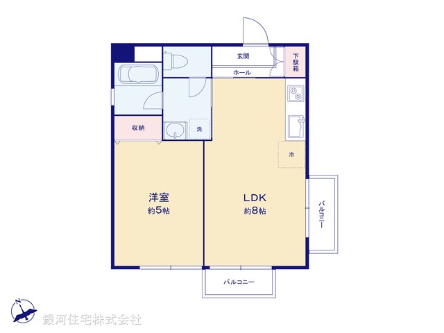 G00354313 東京都大田区田園調布本町 中古マンション 2380万円【間取図】