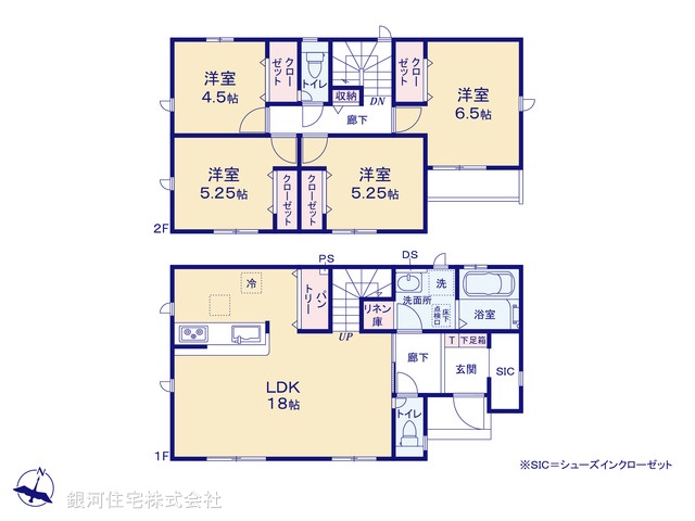 G00356697 東京都あきる野市伊奈 新築一戸建て 3198万円【間取図】