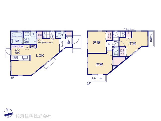 G00357294 東京都青梅市吹上 新築一戸建て 2580万円【間取図】