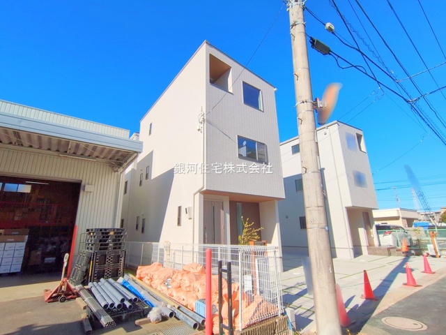 G00357538 千葉県市川市新浜１丁目 中古一戸建て 5490万円 土地面積66.12m² (約20.00坪) 建物面積102.79m² (約31.09坪) 間取り３ＬＤＫ 築年月2024年12月(築1年)【外観10】