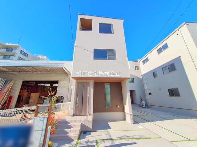 G00357538 千葉県市川市新浜１丁目 中古一戸建て 5490万円 土地面積66.12m² (約20.00坪) 建物面積102.79m² (約31.09坪) 間取り３ＬＤＫ 築年月2024年12月(築1年)【外観18】