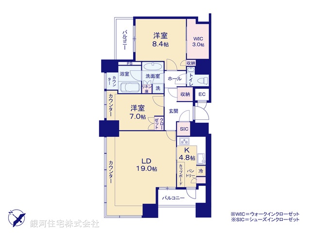 G00358342 東京都港区六本木３丁目 中古マンション 4億9990万円【間取図】