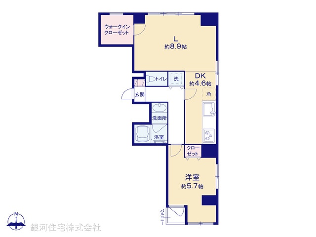 G00359809 東京都江東区東陽２丁目 中古マンション 3170万円【間取図】