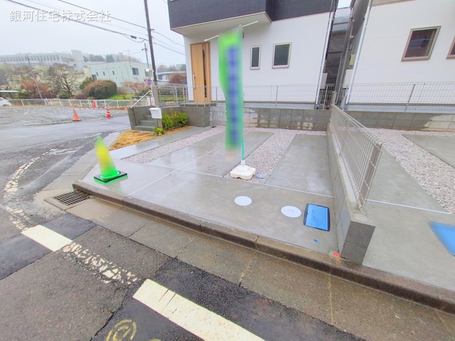 G00360407 東京都八王子市鑓水２丁目 新築一戸建て 4499万円 土地面積121.47m² (約36.74坪) 建物面積97.02m² (約29.34坪) 間取り４ＬＤＫ 築年月2025年04月【外観8】