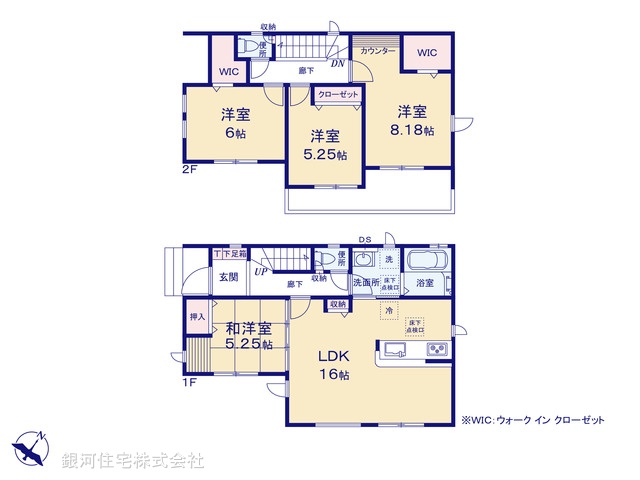 G00360939 埼玉県八潮市大字中馬場 新築一戸建て 3480万円【間取図】