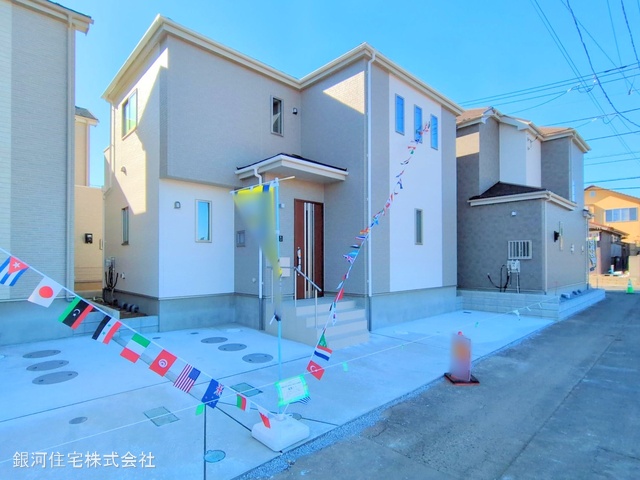 G00361655 埼玉県上尾市大字小敷谷 新築一戸建て 2490万円 土地面積110.01m² (約33.27坪) 建物面積96.05m² (約29.05坪) 間取り４ＬＤＫ 築年月2025年02月(築１年以内)【外観2】