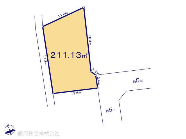 G00361679 東京都八王子市上柚木 土地 2480万円【区画図】