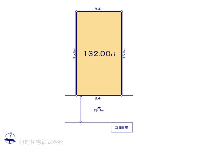 G00361794 神奈川県小田原市栢山 土地 1390万円【区画図】