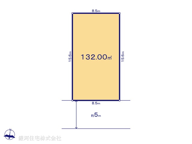 G00361797 神奈川県小田原市栢山 土地 1390万円【区画図】