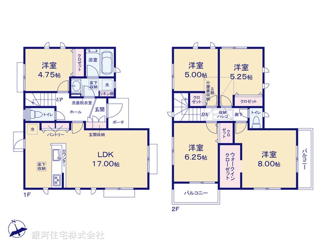 G00363421 東京都町田市上小山田町 新築一戸建て 3980万円【間取図】