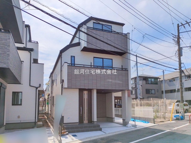 G00364088 千葉県市川市大和田４丁目 新築一戸建て 4590万円 土地面積64.56m² (約19.52坪) 建物面積102.87m² (約31.11坪) 築年月2025年04月(築１年以内)【外観2】