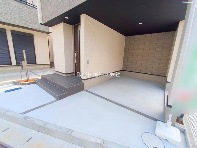 G00364088 千葉県市川市大和田４丁目 新築一戸建て 4590万円 土地面積64.56m² (約19.52坪) 建物面積102.87m² (約31.11坪) 築年月2025年04月(築１年以内)【外観7】