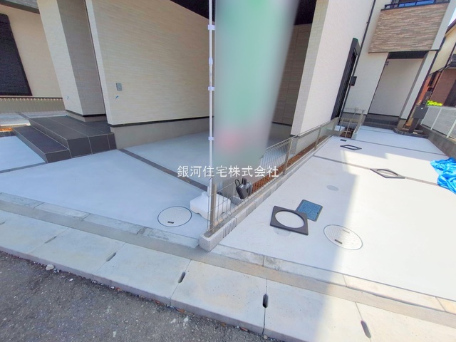 G00364088 千葉県市川市大和田４丁目 新築一戸建て 4590万円 土地面積64.56m² (約19.52坪) 建物面積102.87m² (約31.11坪) 築年月2025年04月(築１年以内)【外観12】