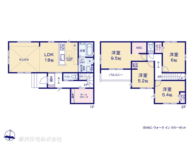 G00364217 千葉県千葉市若葉区桜木北３丁目 新築一戸建て 3699万円【間取図】