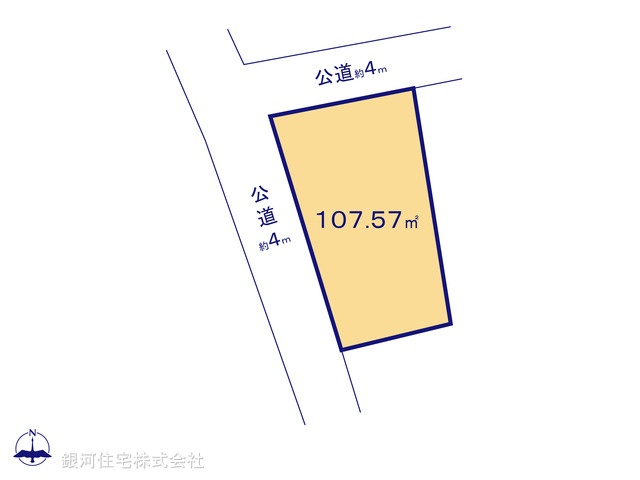 G00364402 東京都あきる野市野辺 土地 1780万円【区画図】