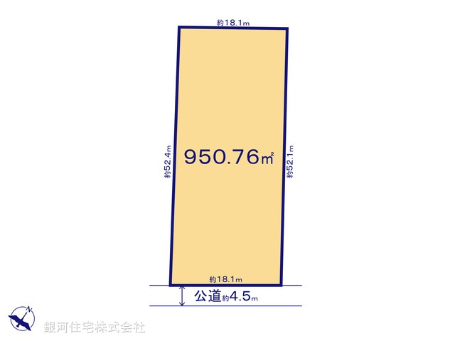 G00364690 千葉県白井市冨士 土地 3880万円【区画図】