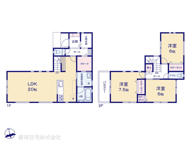 G00364807 埼玉県川口市大字安行小山 中古一戸建て 3880万円【間取図】