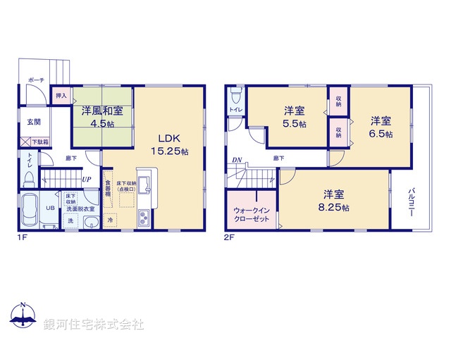 G00364837 千葉県野田市尾崎 新築一戸建て 2299万円【間取図】