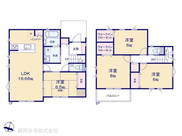 G00364926 埼玉県比企郡川島町大字下伊草 新築一戸建て 2290万円【間取図】
