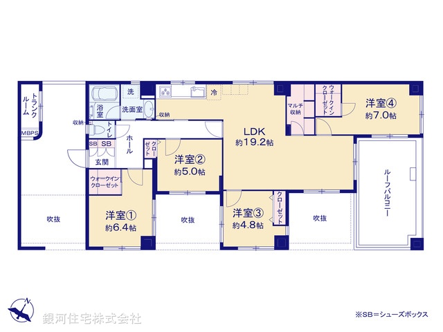 G00365110 神奈川県横須賀市浦賀３丁目 中古マンション 2499万円【間取図】