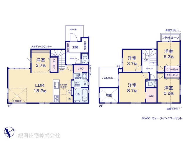 G00365588 千葉県千葉市中央区川戸町 新築一戸建て 3588万円【間取図】