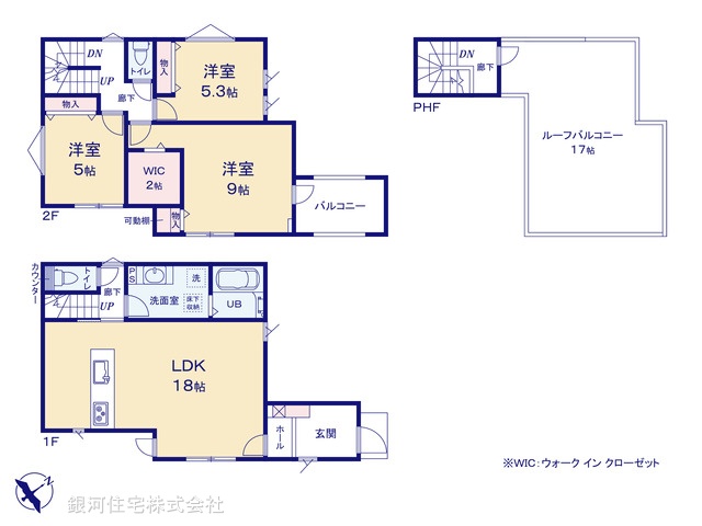 G00365748 神奈川県相模原市南区鵜野森３丁目 新築一戸建て 5490万円【間取図】