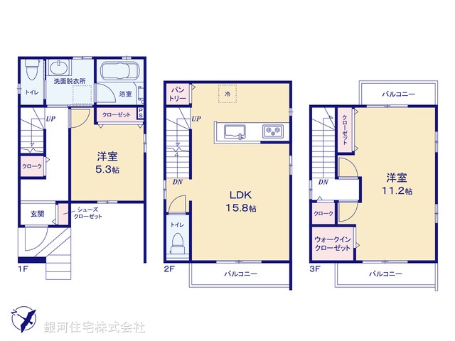 G00365951 埼玉県川口市戸塚東１丁目 中古一戸建て 4280万円【間取図】
