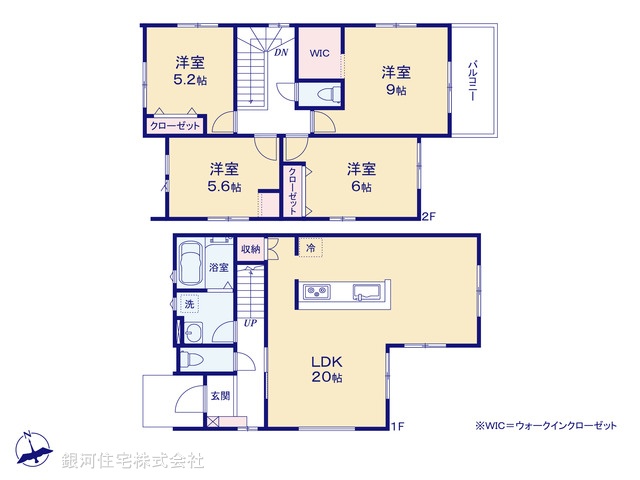 G00365982 千葉県四街道市大日 新築一戸建て 3749万円【間取図】