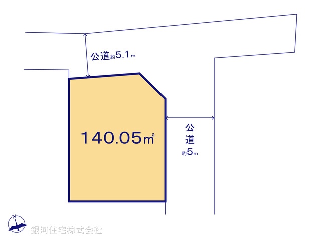 G00366149 東京都あきる野市野辺 土地(建築条件付土地) 1840万円【区画図】
