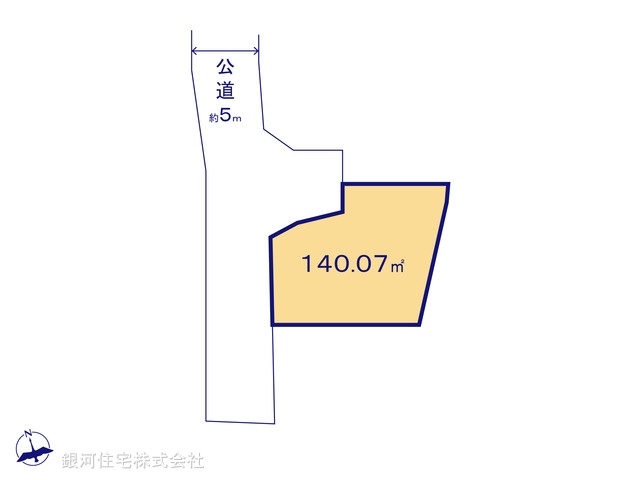 G00366151 東京都あきる野市野辺 土地(建築条件付土地) 1740万円【区画図】
