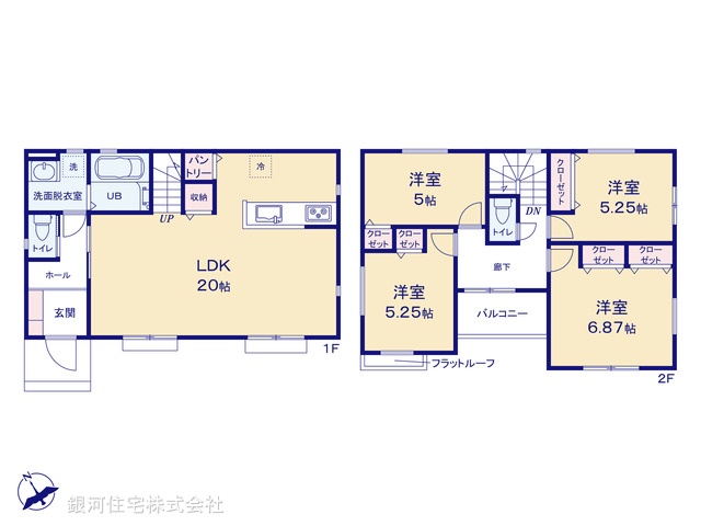 G00366370 東京都町田市小川２丁目 新築一戸建て 6180万円【間取図】