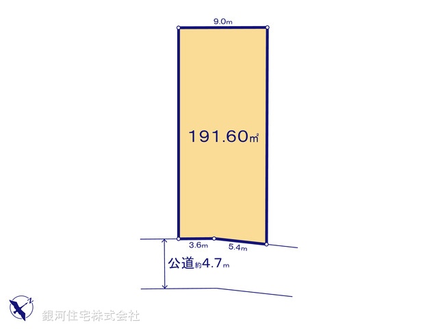 G00366772 神奈川県愛甲郡愛川町中津 土地 1580万円【区画図】