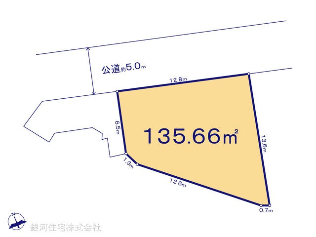 G00366778 東京都町田市上小山田町 土地 1580万円【区画図】