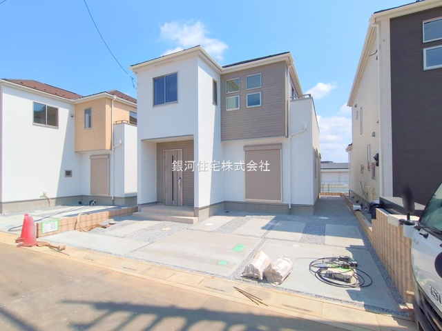 G00366869 埼玉県上尾市大字瓦葺 新築一戸建て 3199万円 土地面積122.66m² (約37.10坪) 建物面積99.37m² (約30.05坪) 間取り４ＬＤＫ 築年月2025年04月(築１年以内)【外観18】