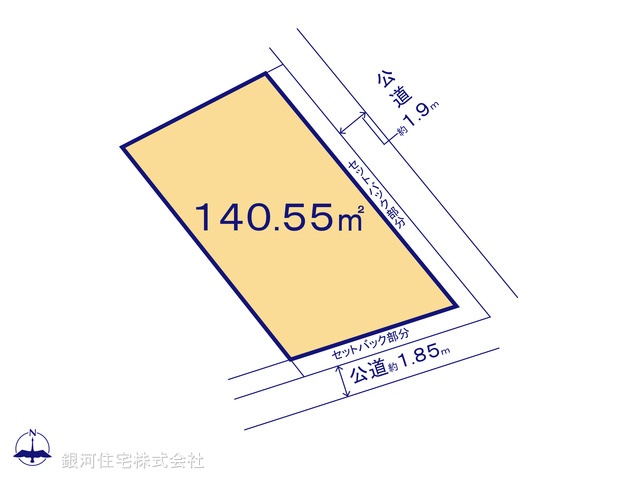 G00367464 神奈川県横須賀市野比１丁目 土地 2180万円【区画図】