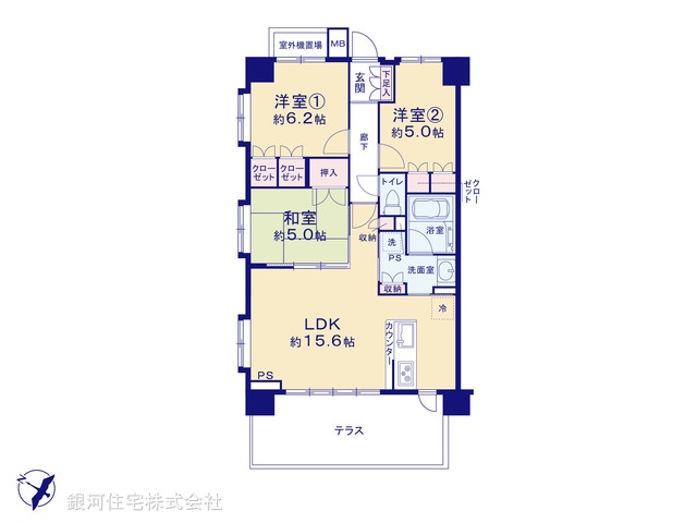 G00367671 埼玉県春日部市粕壁東１丁目 中古マンション 2999万円【間取図】