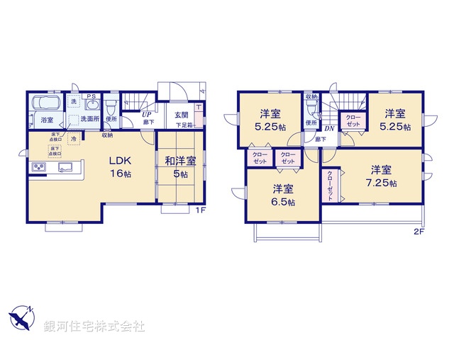 G00367878 東京都八王子市石川町 新築一戸建て 3499万円【間取図】