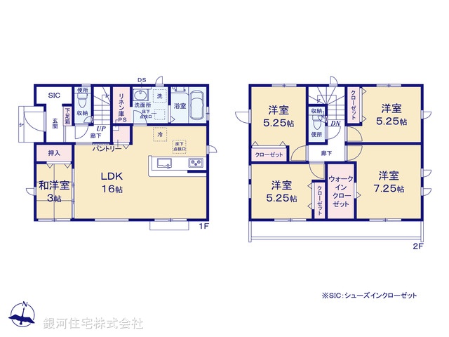 G00367884 東京都八王子市石川町 新築一戸建て 3699万円【間取図】