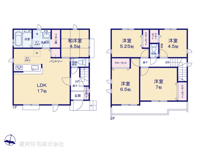 G00367886 東京都八王子市石川町 新築一戸建て 3699万円【間取図】