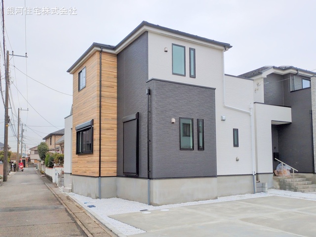 G00367938 神奈川県横浜市瀬谷区宮沢２丁目 新築一戸建て 5199万円 土地面積133.84m² (約40.48坪) 建物面積109.30m² (約33.06坪) 間取り４ＬＤＫ 築年月2025年02月(築１年以内)【外観17】