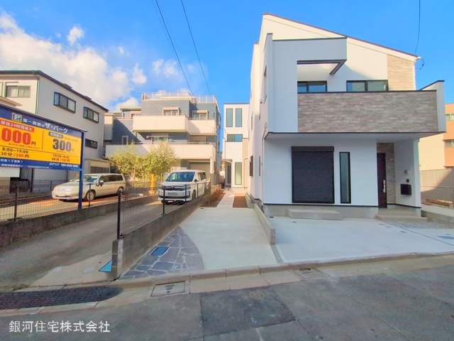G00367942 東京都江戸川区松島１丁目 新築一戸建て 5980万円 土地面積101.00m² (約30.55坪) 建物面積94.60m² (約28.61坪) 間取り４ＳＬＤＫ 築年月2025年01月(築１年以内)【外観2】