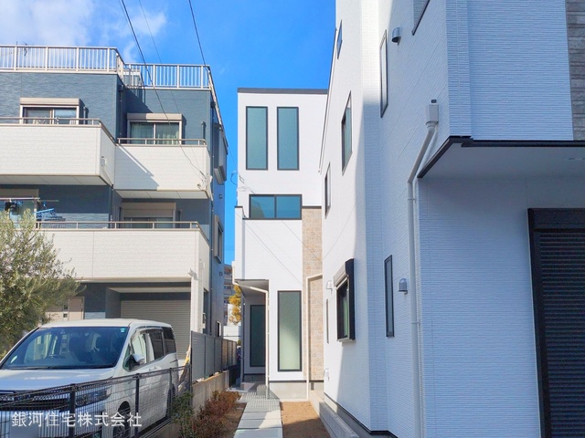 G00367942 東京都江戸川区松島１丁目 新築一戸建て 5980万円 土地面積101.00m² (約30.55坪) 建物面積94.60m² (約28.61坪) 間取り４ＳＬＤＫ 築年月2025年01月(築１年以内)【外観15】